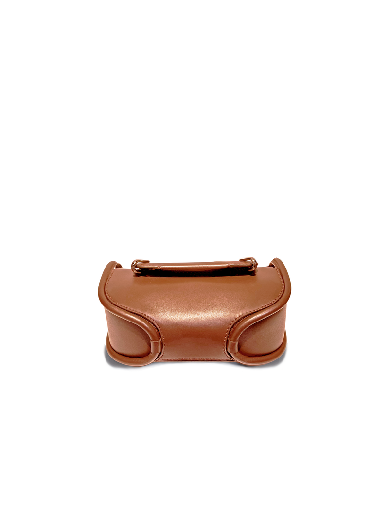 LOVNI BAG S - brown crossbody bag - designer leather bag - unisex