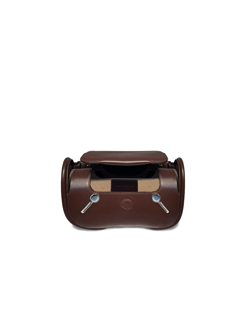 LOVNI BAG S - burgundy crossbody bag - designer leather bag