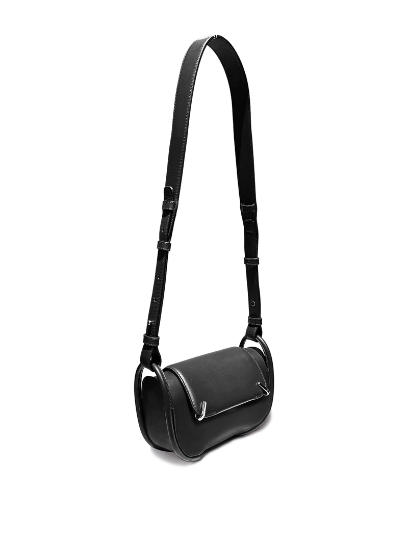 LOVNI BAG S - black crossbody bag - designer leather bag - unisex
